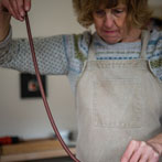 Hilary Duncan in her studio 2018